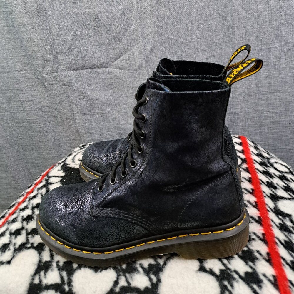 %Women Doc Martens1460 Pascal AirWave Black Boots Size 9 / D2